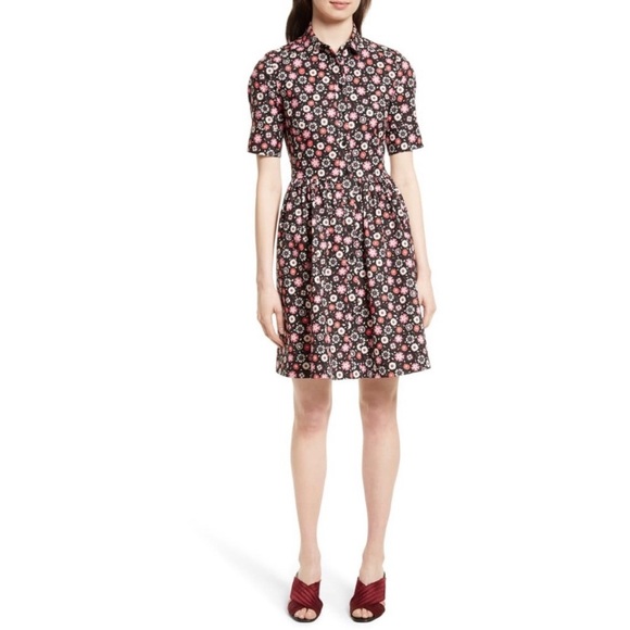 KATE SPADE Mini Casa Floral Shirtdress 8 - Picture 1 of 11